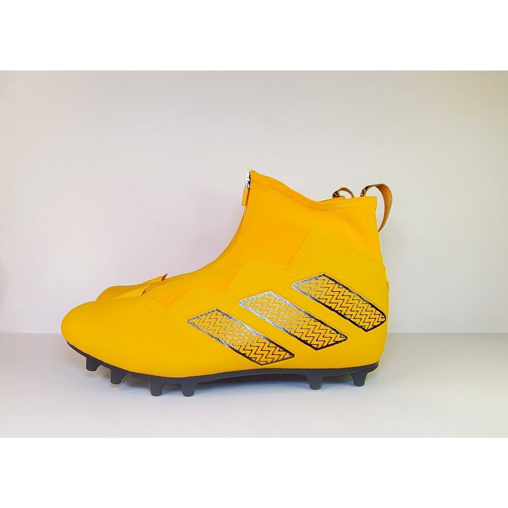 Adidas Size 13 Nasty 2.0 "Steelers" Gold Lineman Football Cleats HP8794 RARE Za2